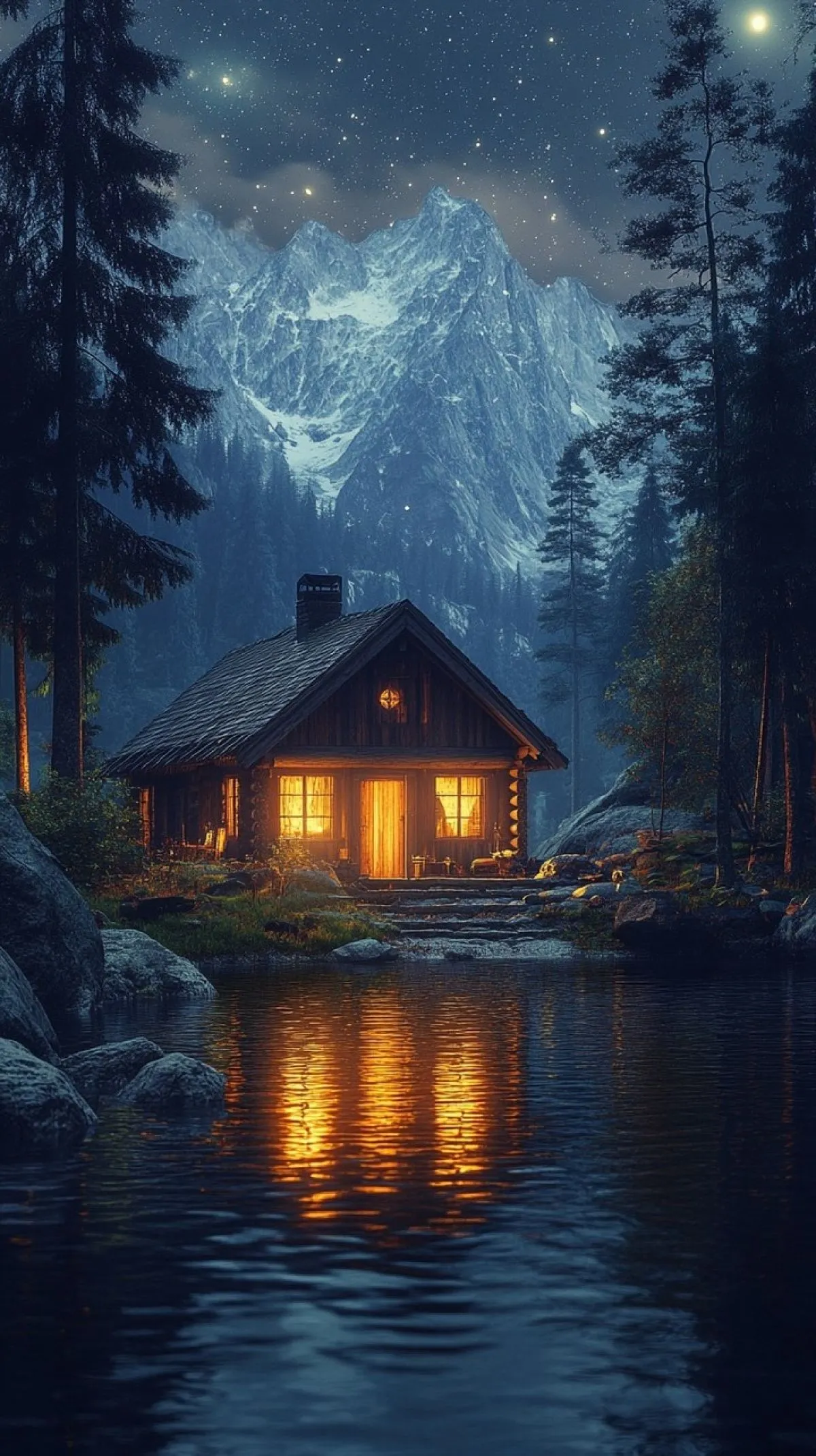 Most Popular Cozy Log Cabin The Wallpaper
