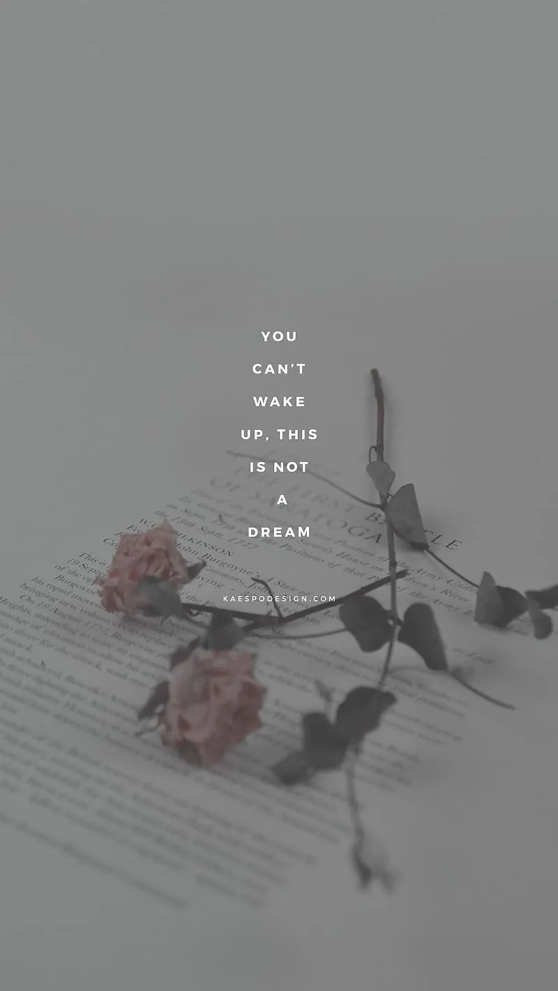 Aesthetic Quotes, Flower Background, HD phone wallpaper