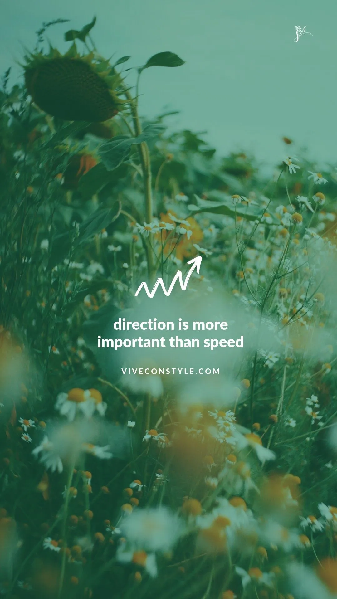Direction is more important mobile wallpaper CON STYLE