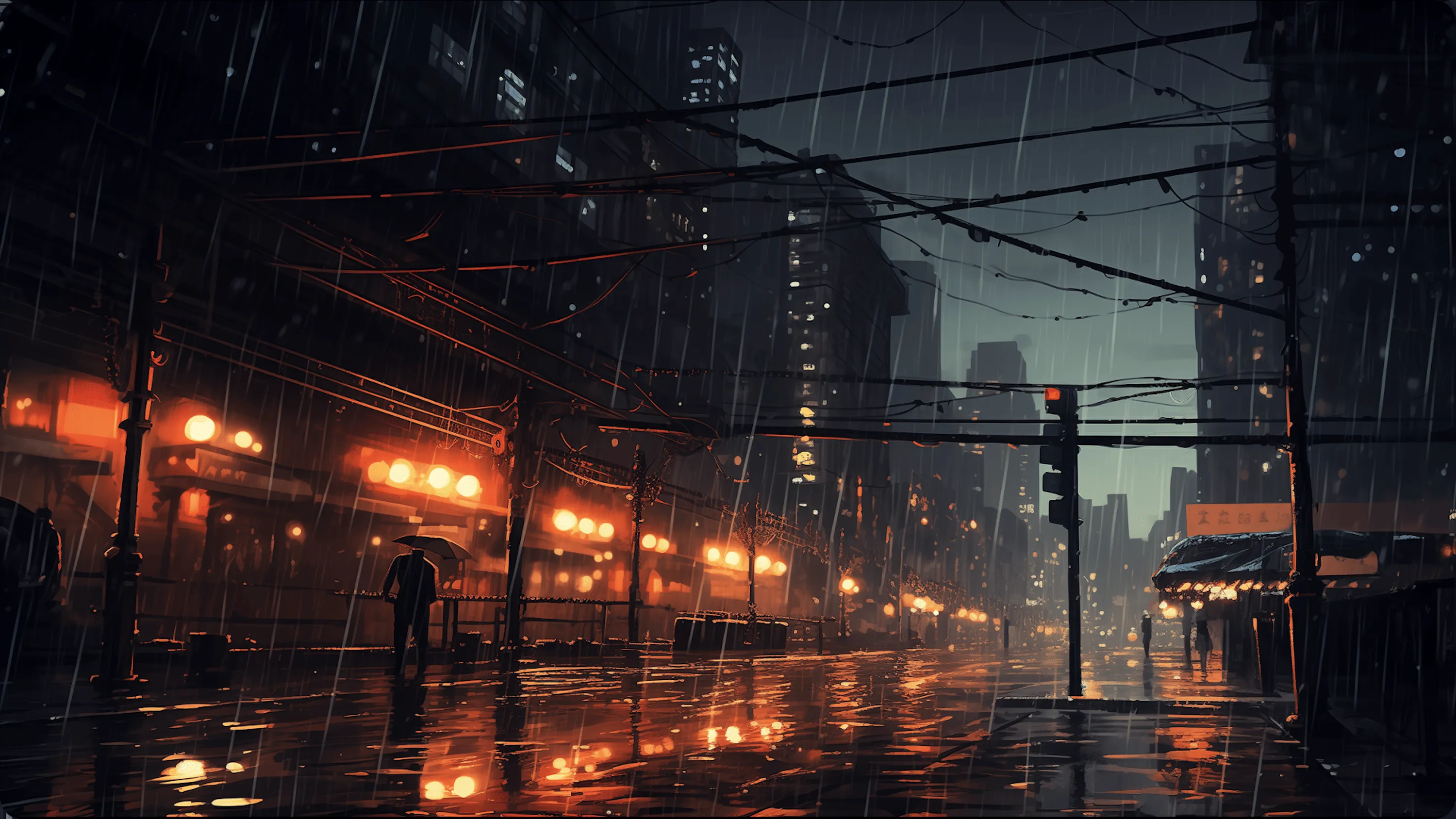 Most Popular Raining Dark Wallpaper