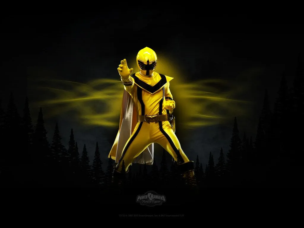 power ranger mystic force yellow garuda chip