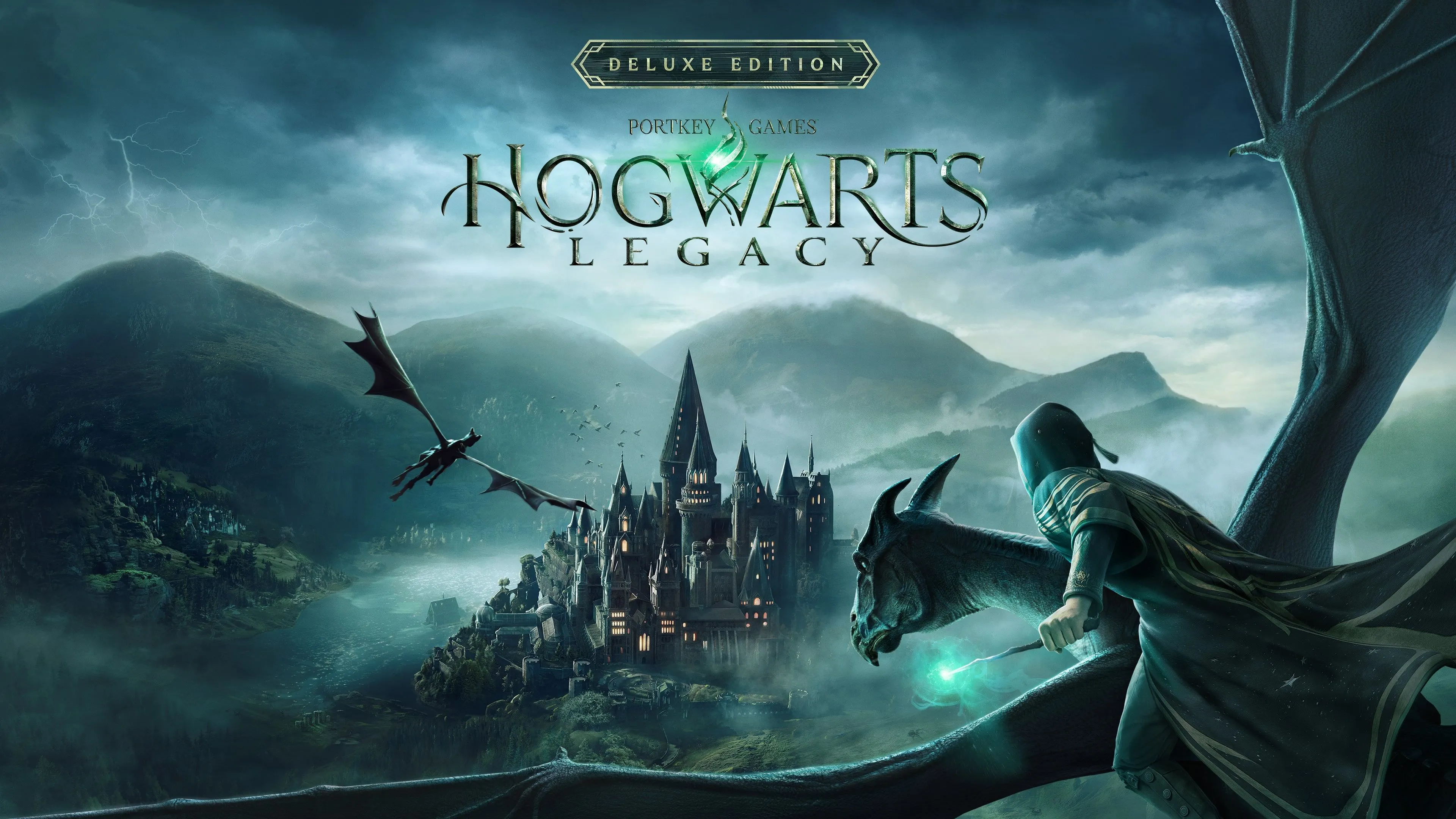 Hogwarts Legacy Wallpaper 4K, Dark theme, Deluxe Edition