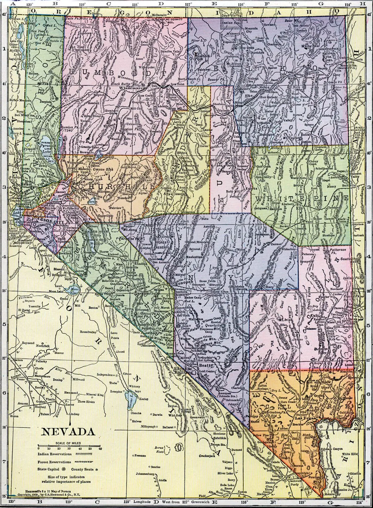 United States Digital Map Library, Nevada Maps