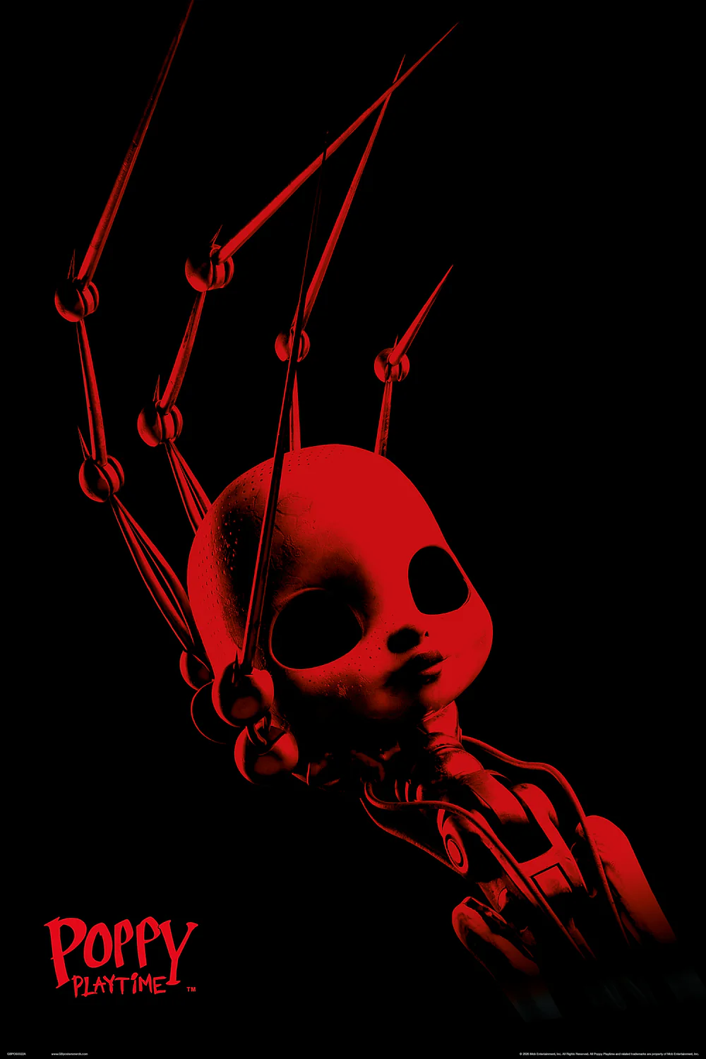 POPPY PLAYTIME The Prototype Red 61 x 91.5cm (24 x 36 inches) Poster. GB Posters & Merch