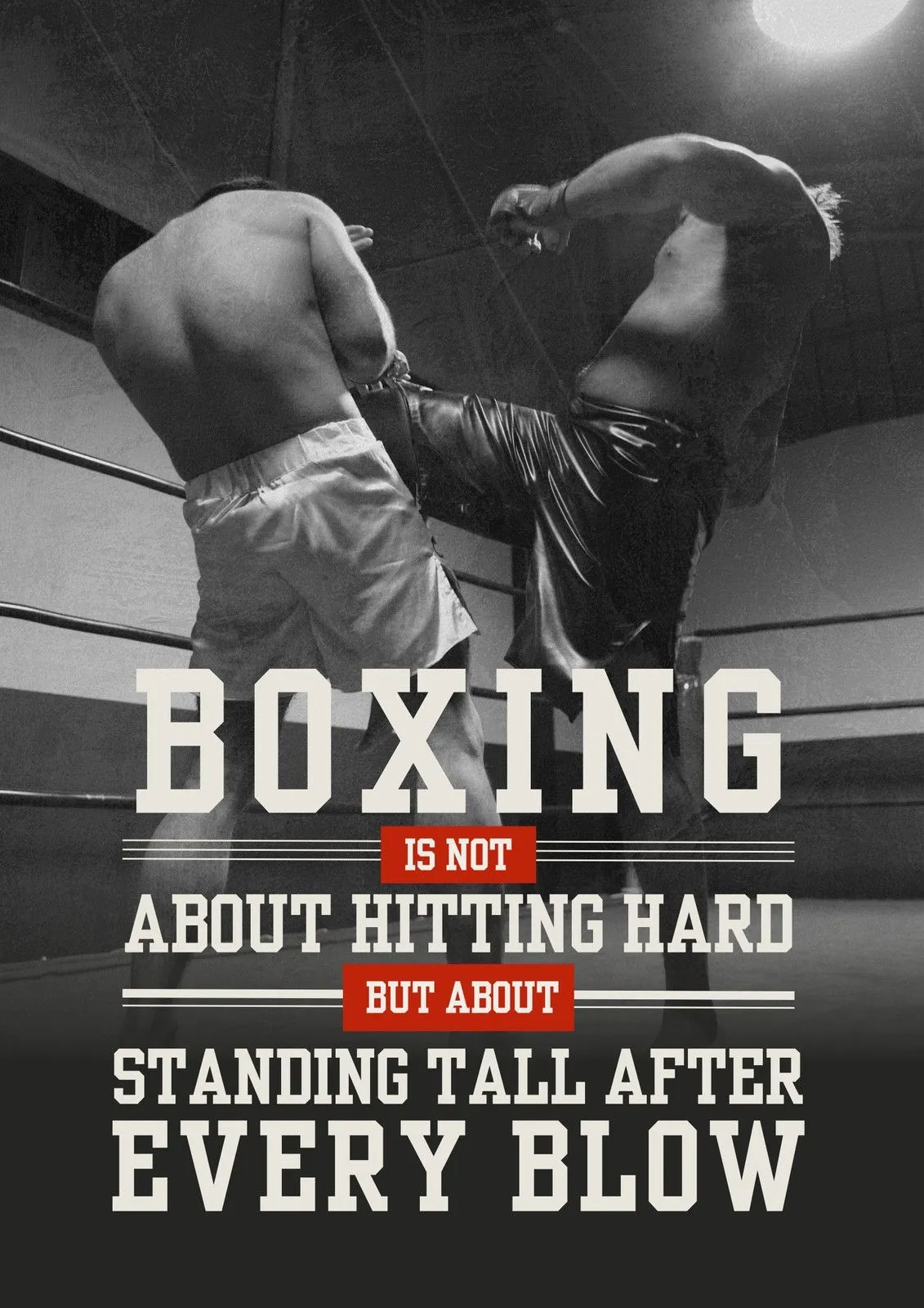 Free printable boxing poster