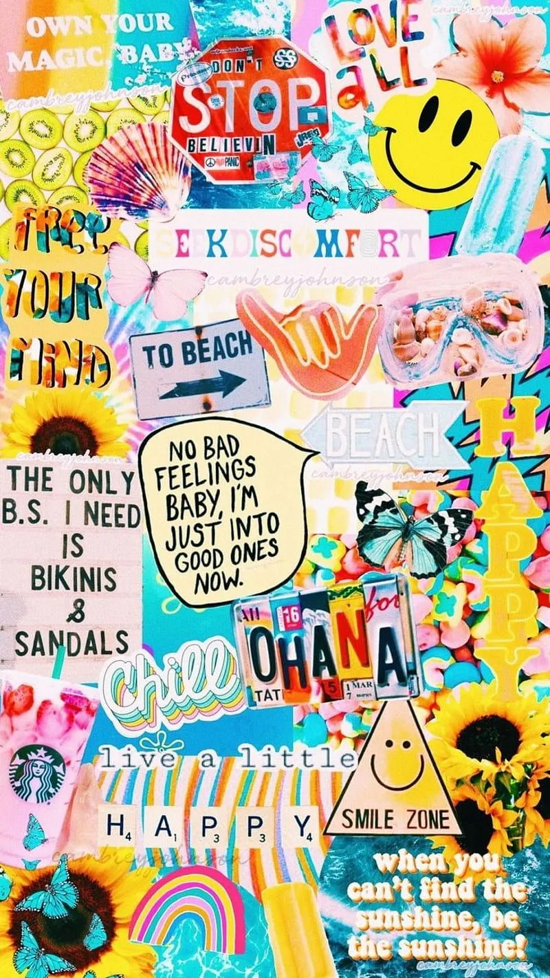 Bright and Colorful, cute, girly, happy, smile, HD phone wallpaper