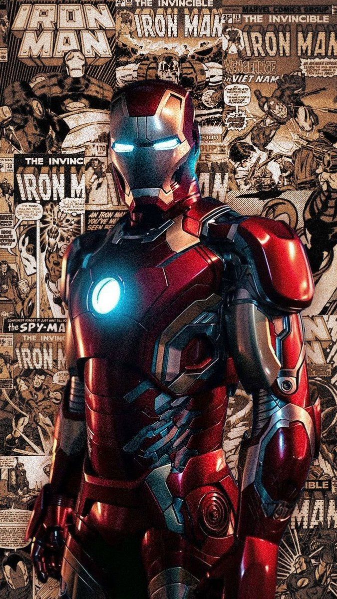 4K HD Android Lock Screen Wallpaper Tap Hold Load 8K iPhone iOS theme Ironman x Captain America