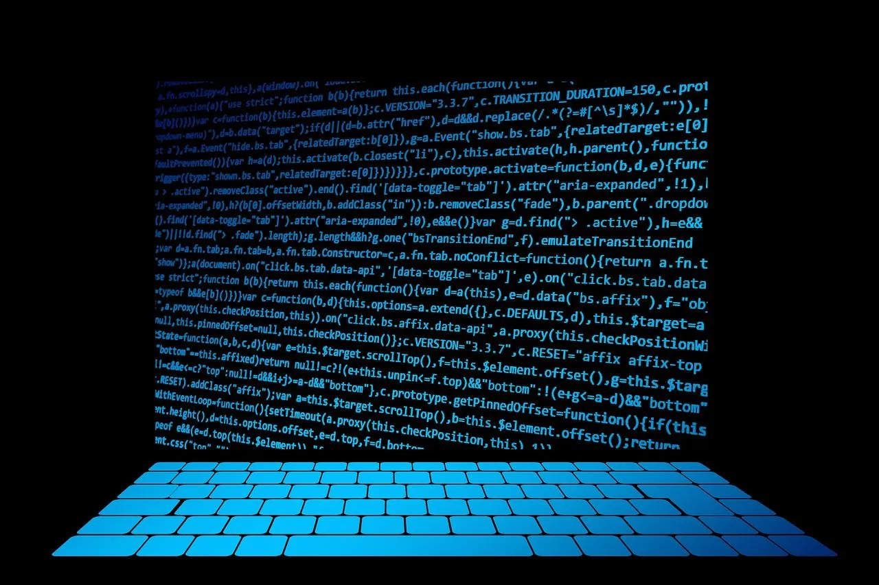 Download free photo of Programming, keyboard, computer, environment, syntax