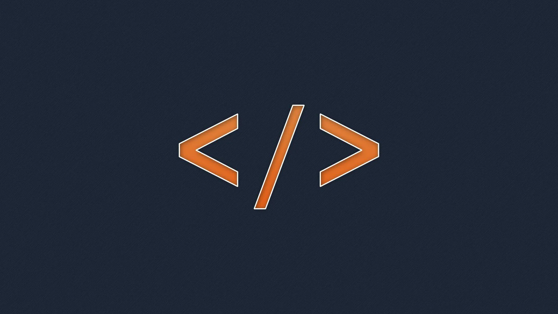 Programming Code Symbols On Dark Background HD Wallpaper
