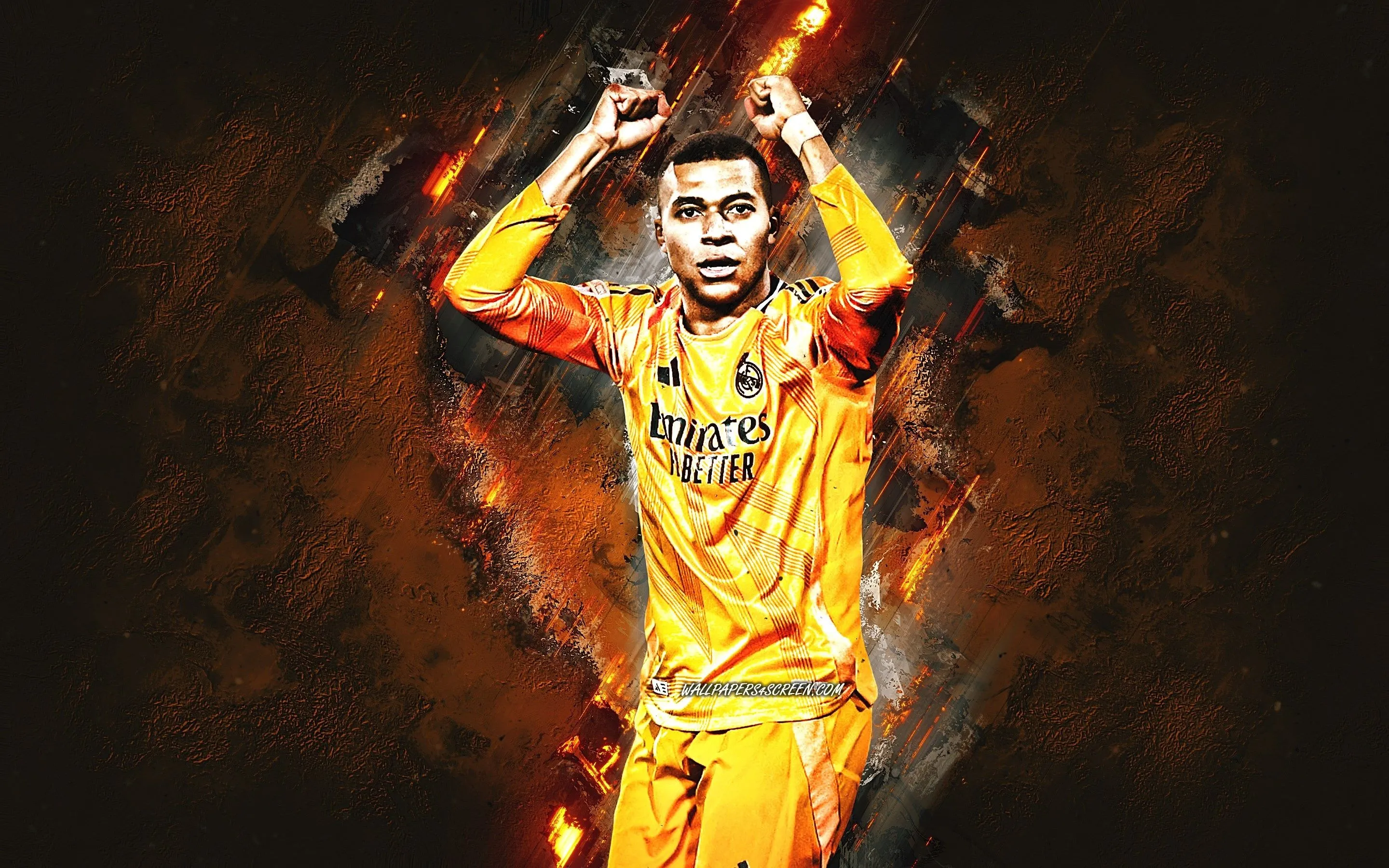Wallpaper football, soccer, Real Madrid, french, Kylian Mbappe, Kylian, Mbappe for mobile and desktop, section спорт, resolution 2880x1800