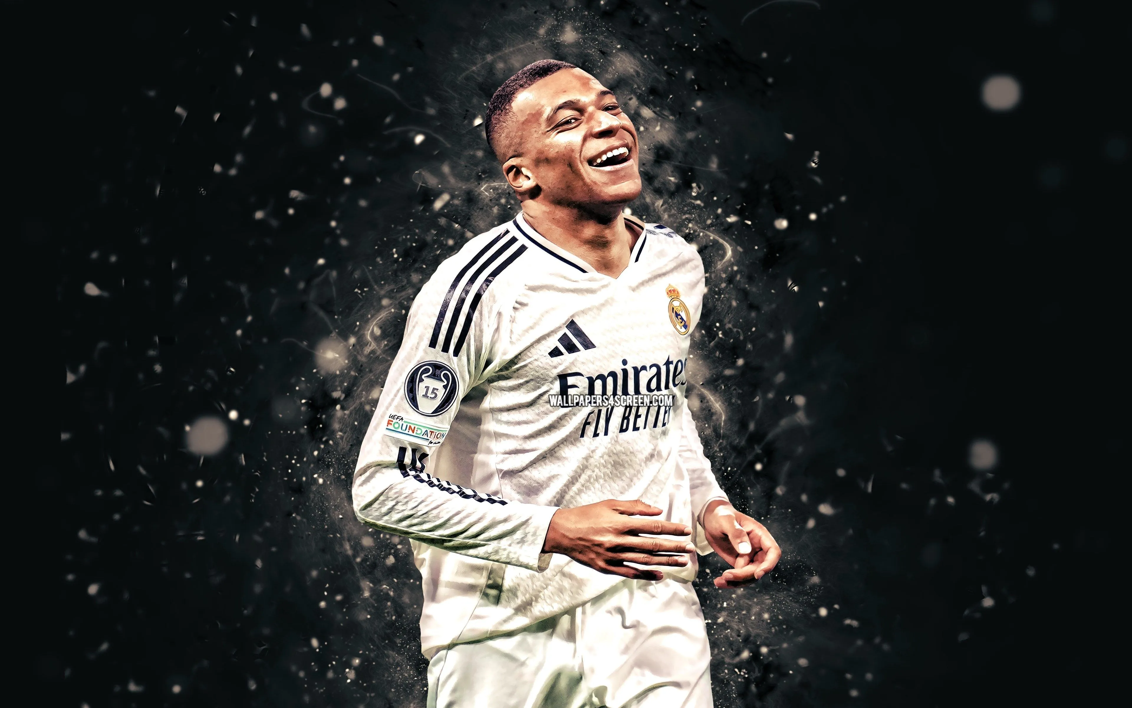 Wallpaper football, soccer, Real Madrid, french, Kylian Mbappe, Kylian, Mbappe for mobile and desktop, section спорт, resolution 3840x2400