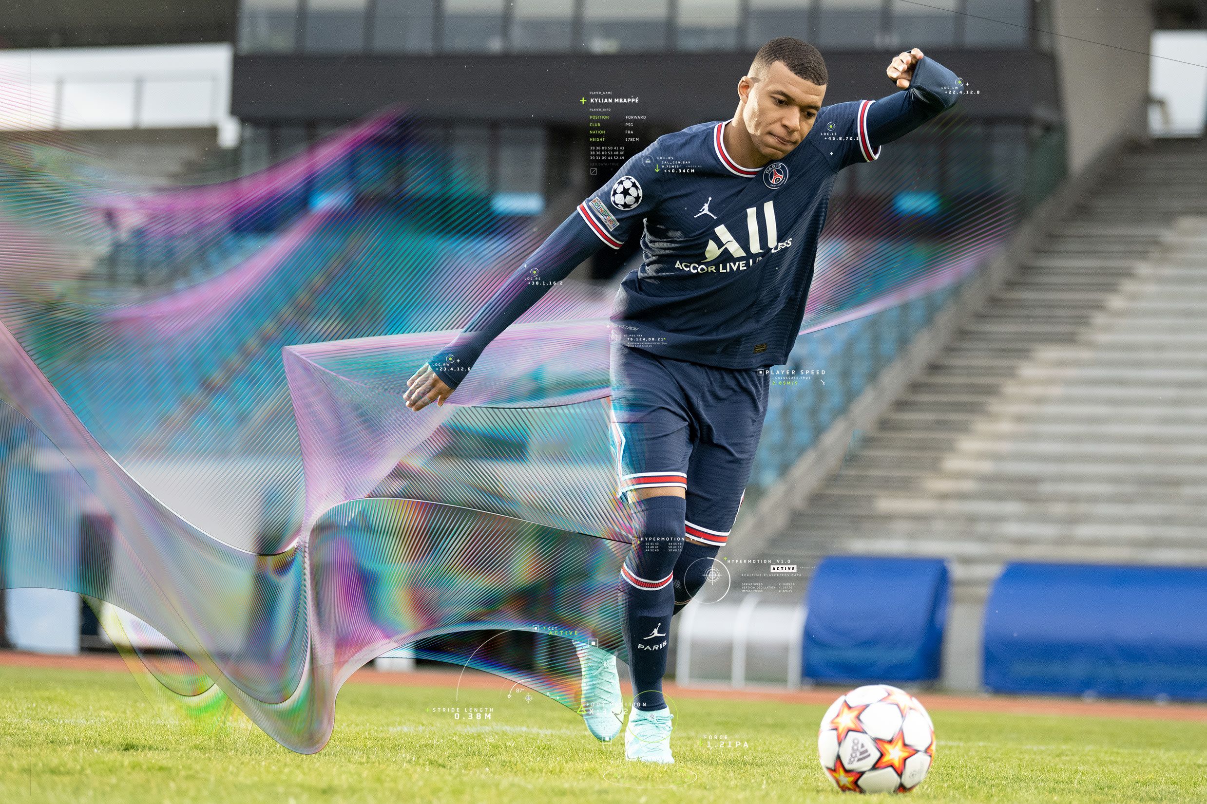 Desktop wallpaper: Kylian Mbappé, Video Game, Fifa 22 4K free download for PC. 1032251