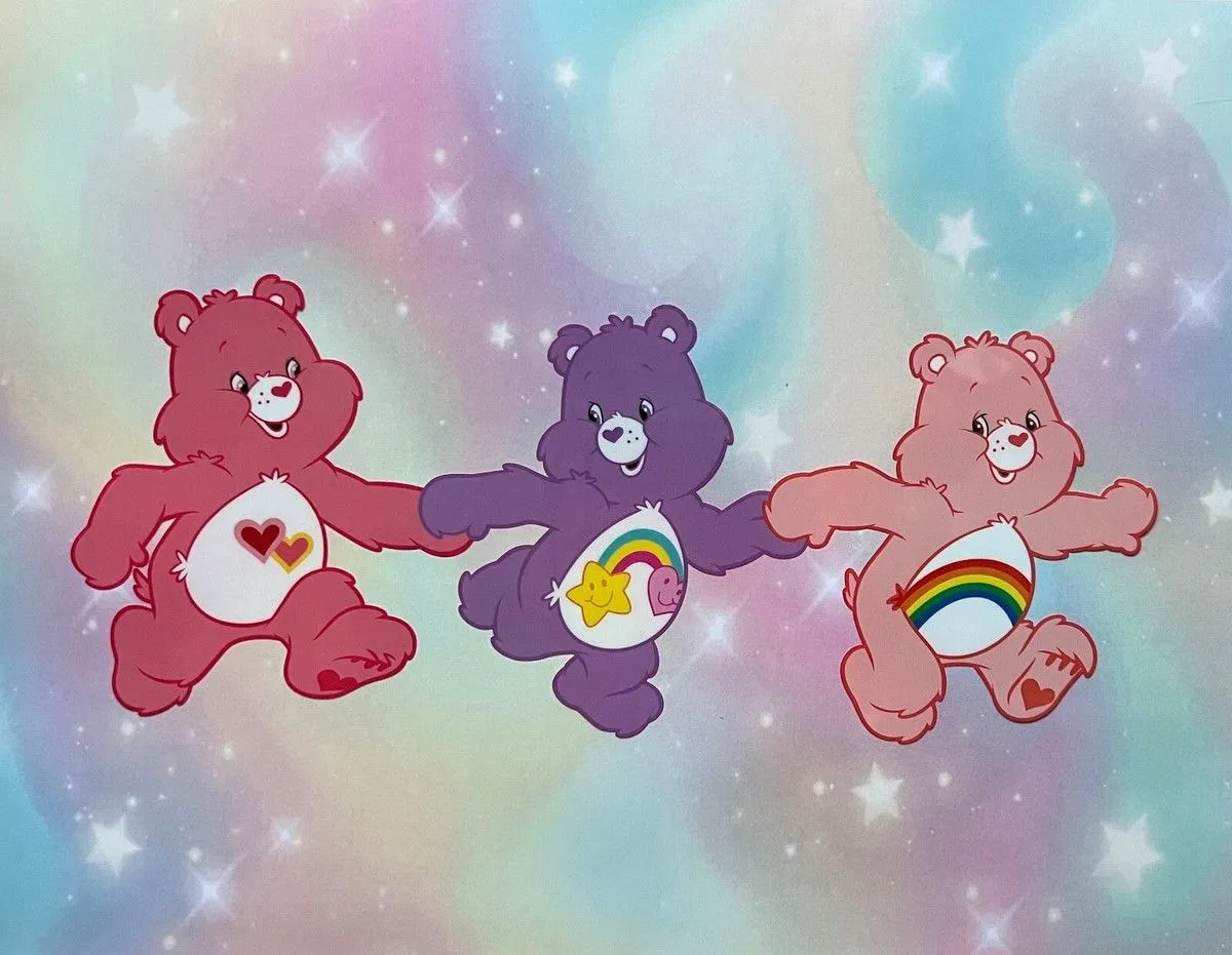 CARE BEARS Animation Art Sericel Cel 11 x 14