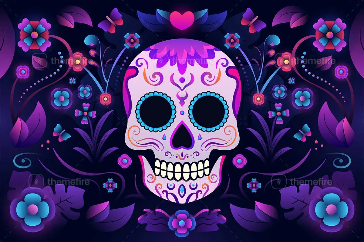 Day of the Dead Holiday Background