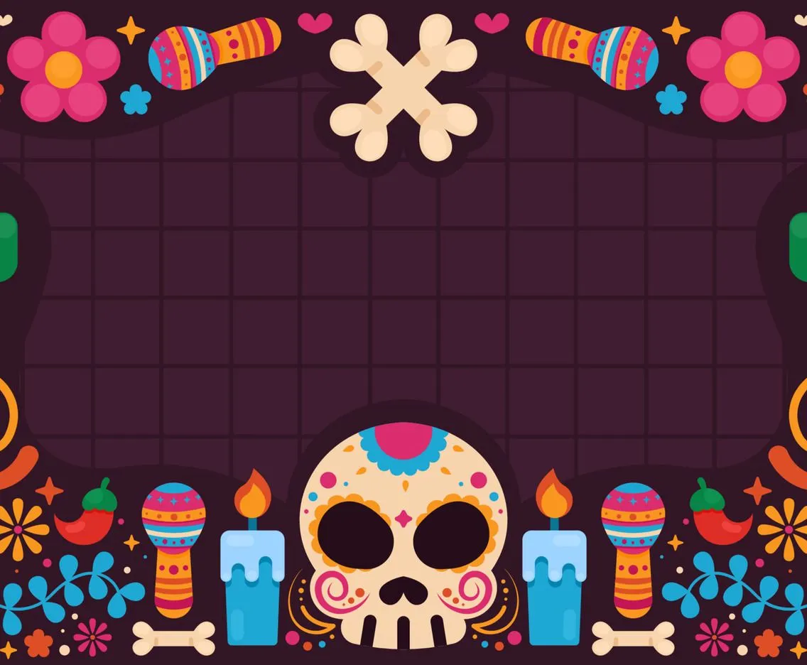 Dia De Los Muertos Background