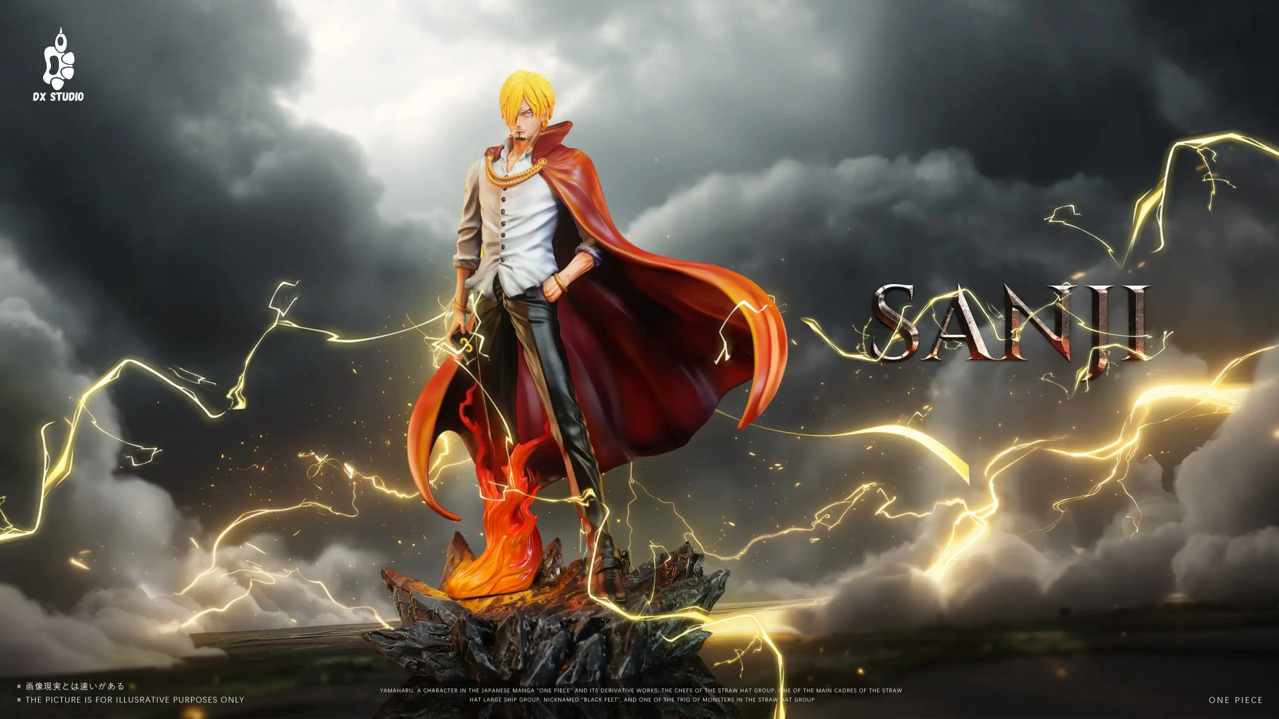 Prince Sanji One Piece Resin Figure. Limited Anime Statue