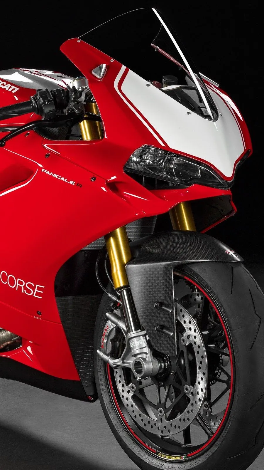 Ducati Panigale R superbike red Wallpaper 2K for iPhone and Mobile Phone