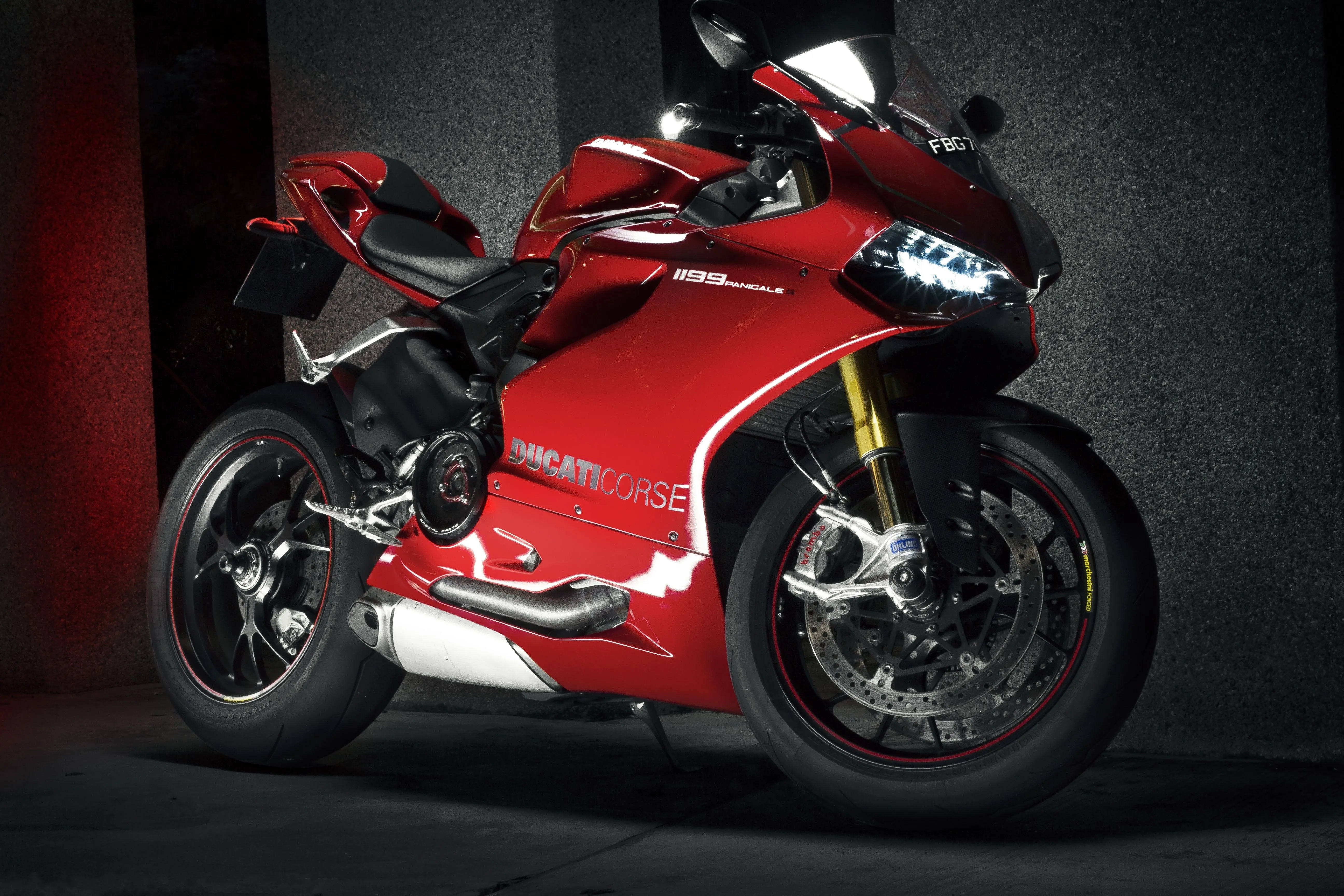 Wallpaper Red and Black Sports Bike, Background Free Image