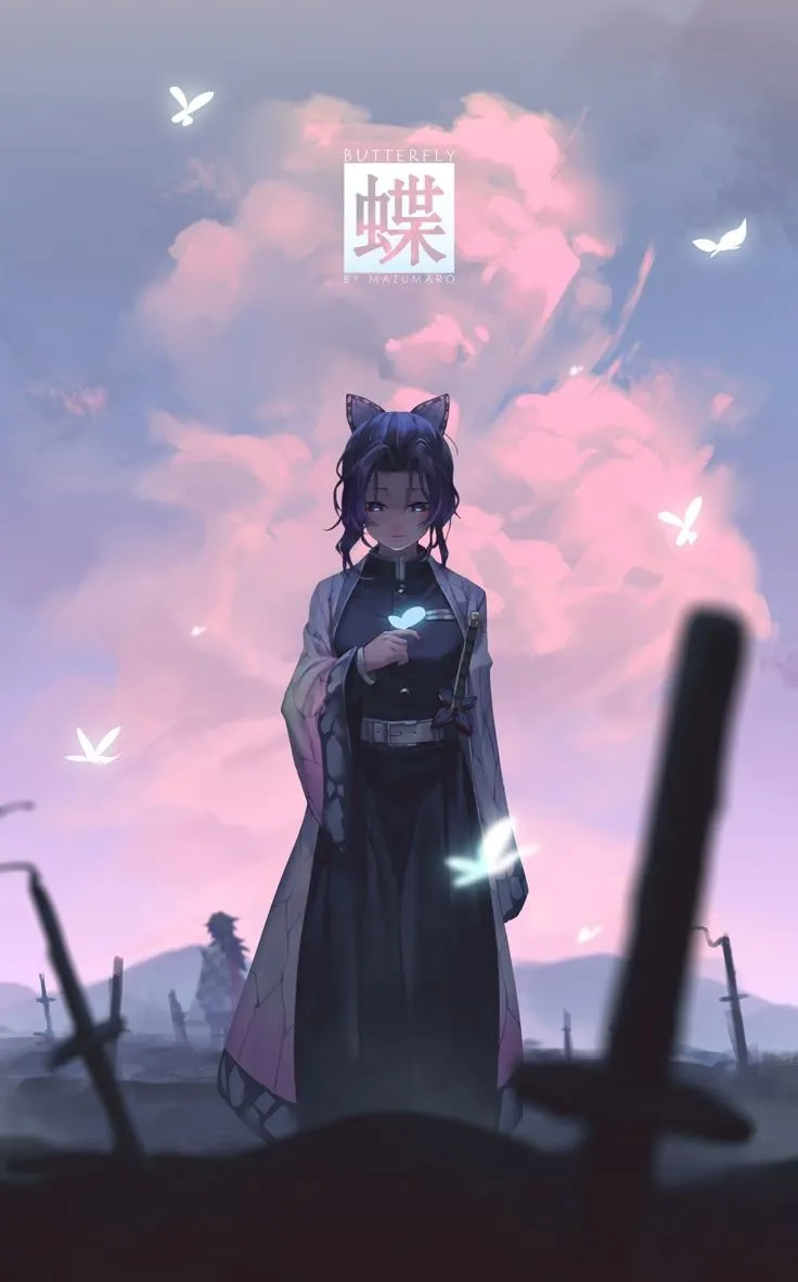 Kimetsu no yaiba / Demon slayer, Shinobu Kocho Wallpaper