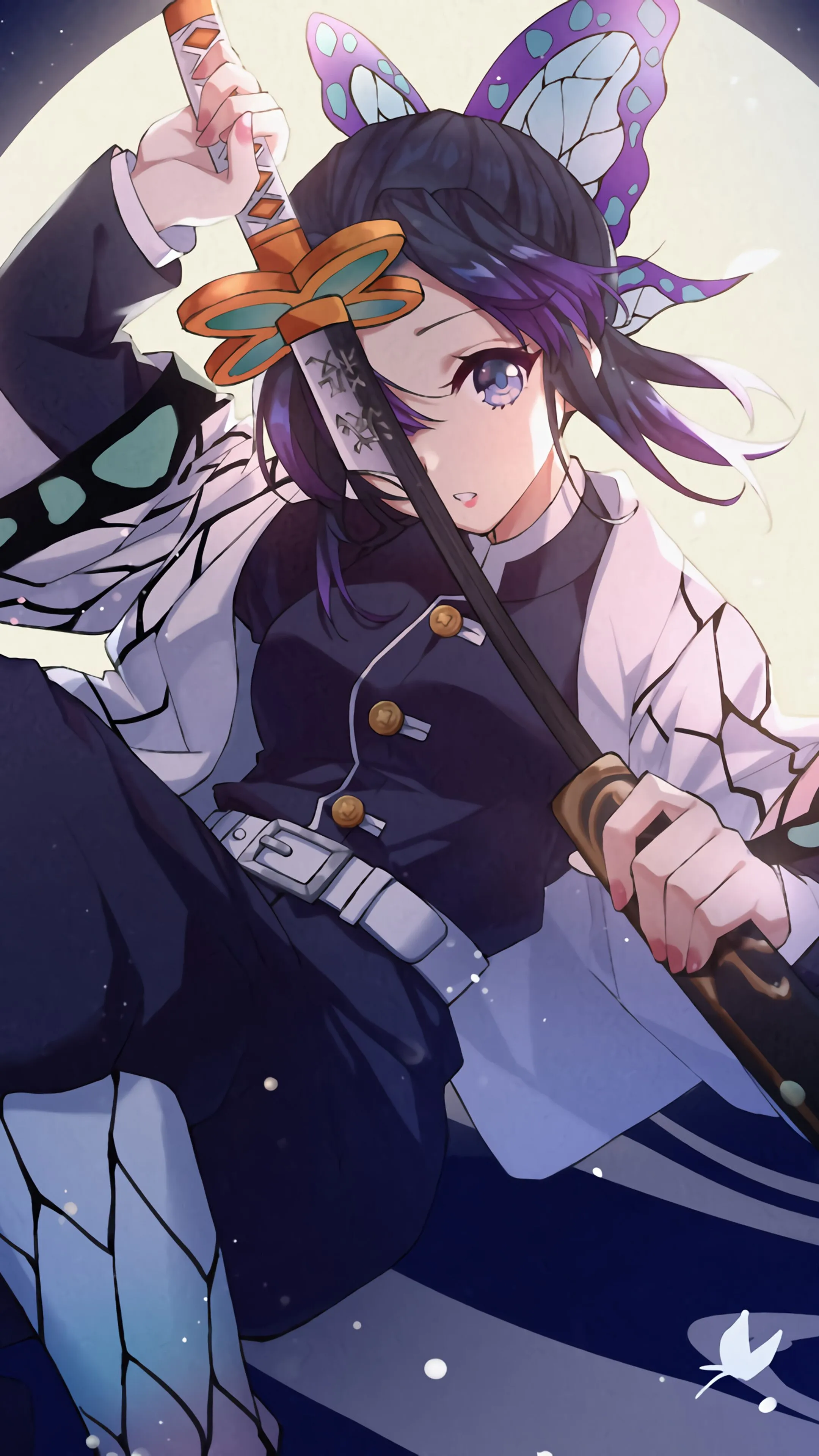 Shinobu Kocho, Kimetsu No Yaiba, 4K HD Phone Wallpaper