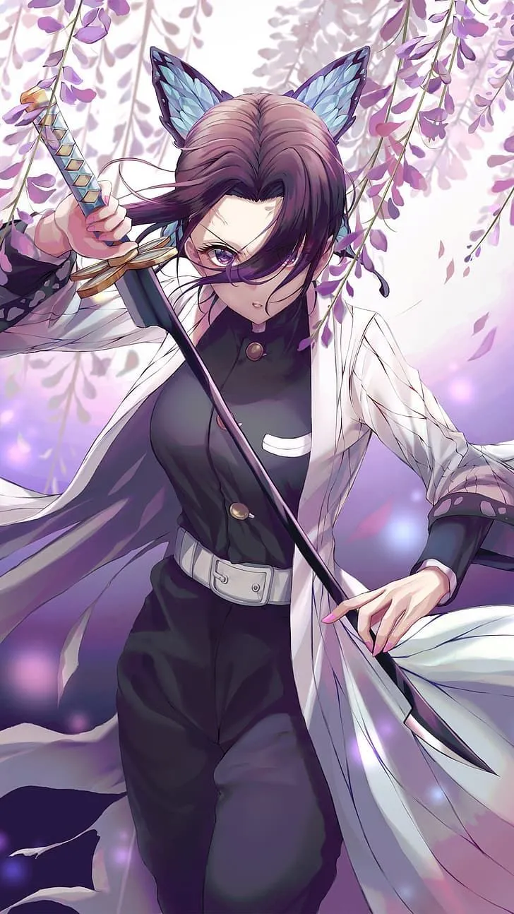 720x1440px. free download. HD wallpaper: Kochou Shinobu, Kimetsu no Yaiba
