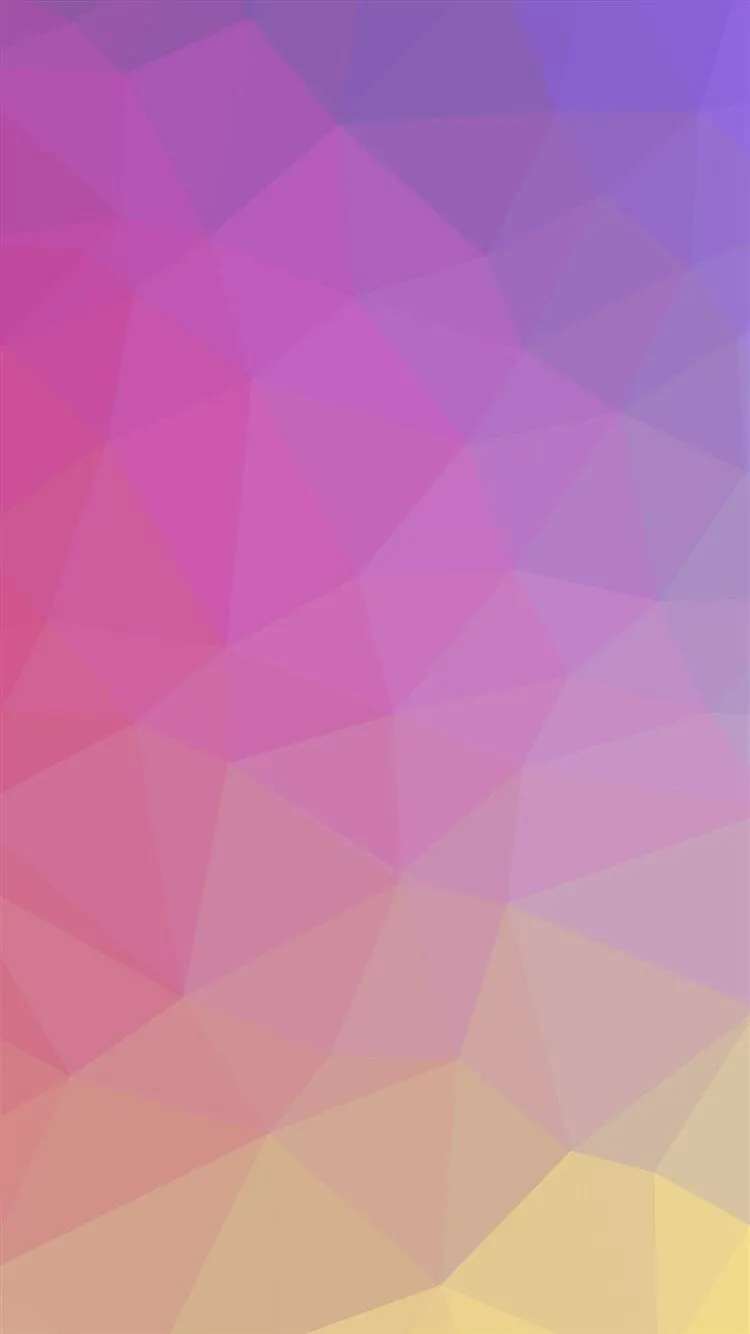 Polyart Pastel Pink Yellow Pattern iPhone 8 Wallpaper Free Download