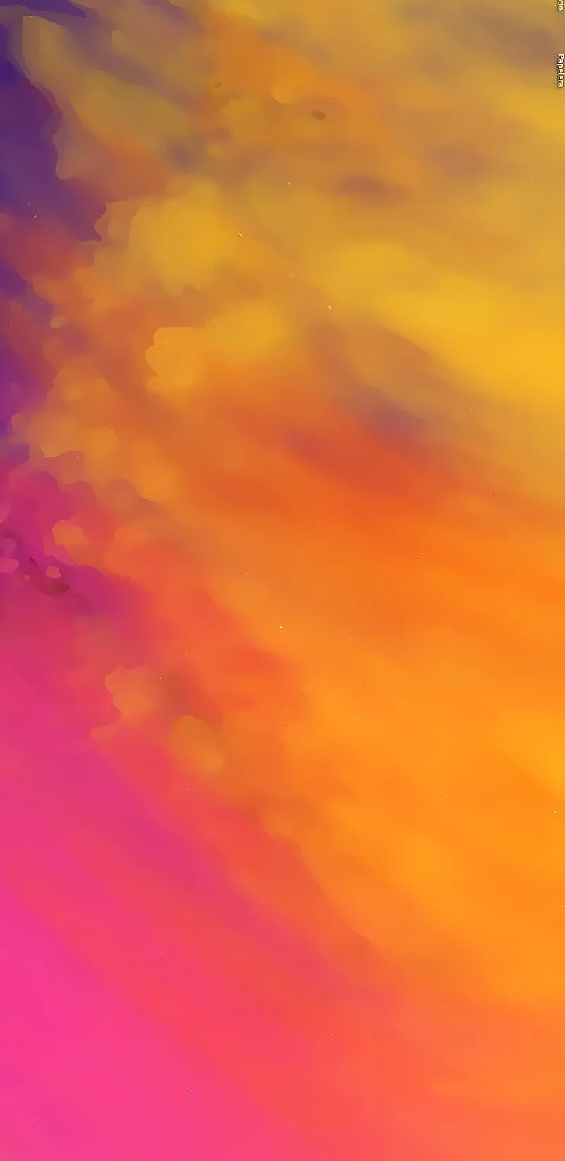 IPhone Abstract, apple, art, clouds, iphone x, pink, purple, themes, yellow, HD phone wallpaper