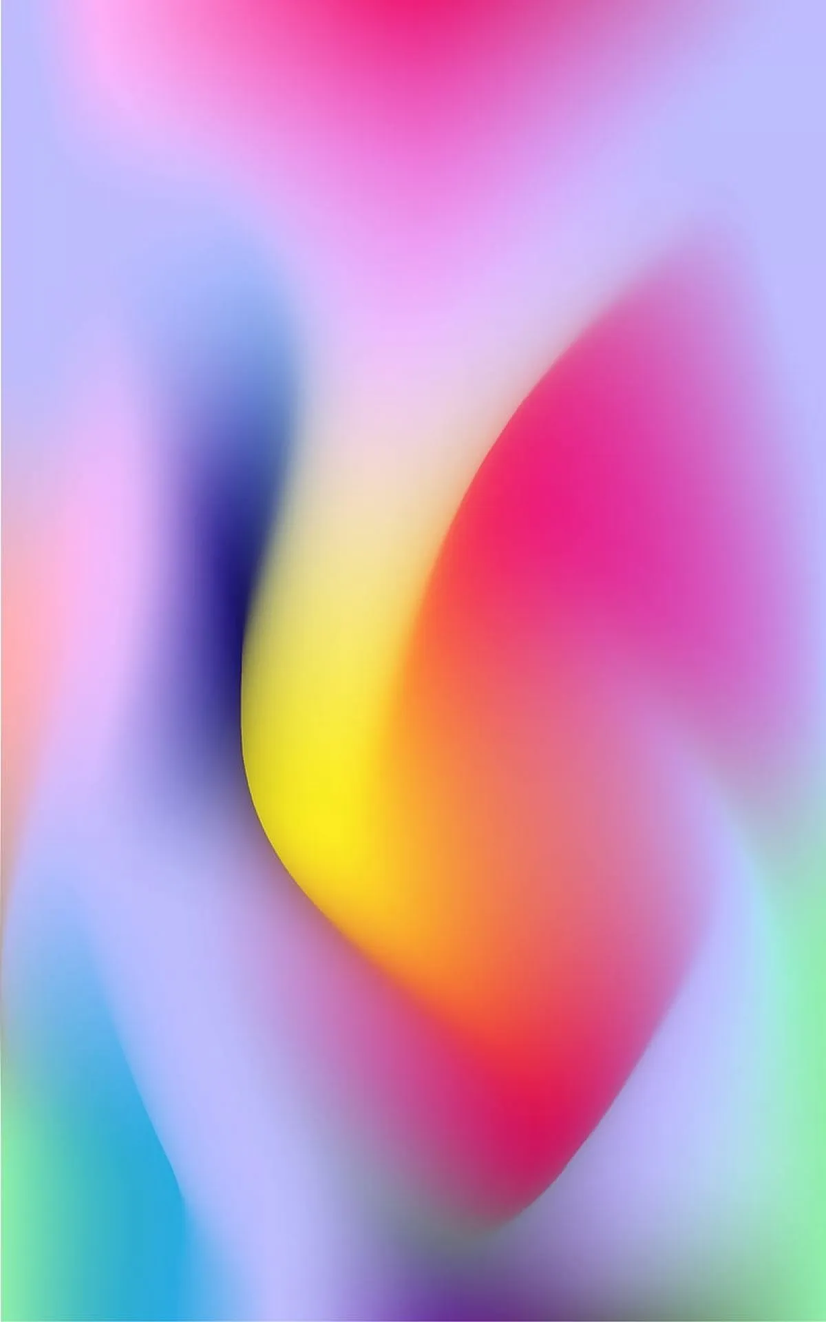 Gradient Pink Yellow Blue Wallpaper