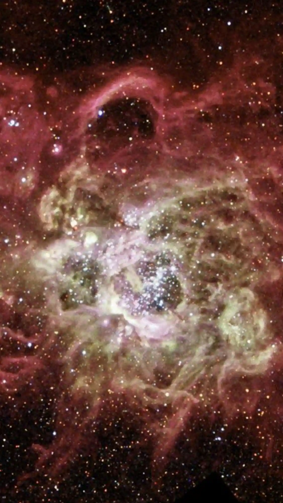 glittering image of space shared