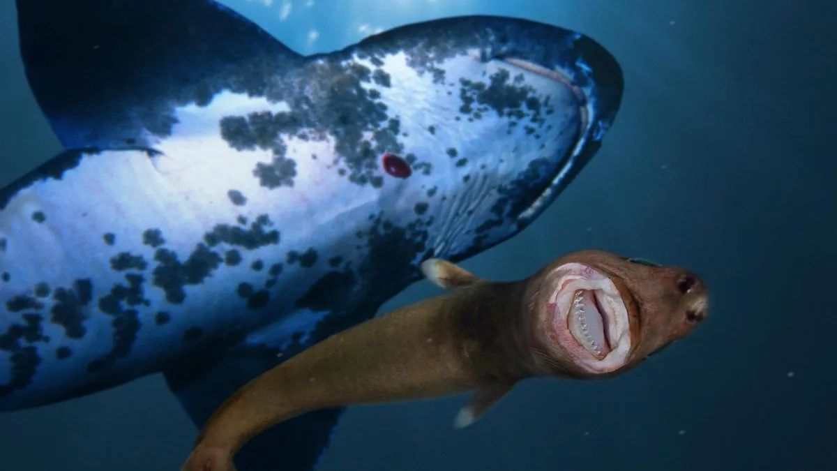 Creepy cookiecutter sharks terrorize animals of all sizes