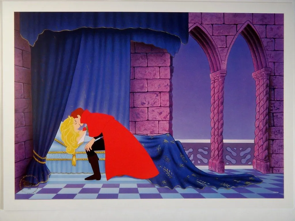 Diamond Edition Sleeping Beauty Lithograph Set St