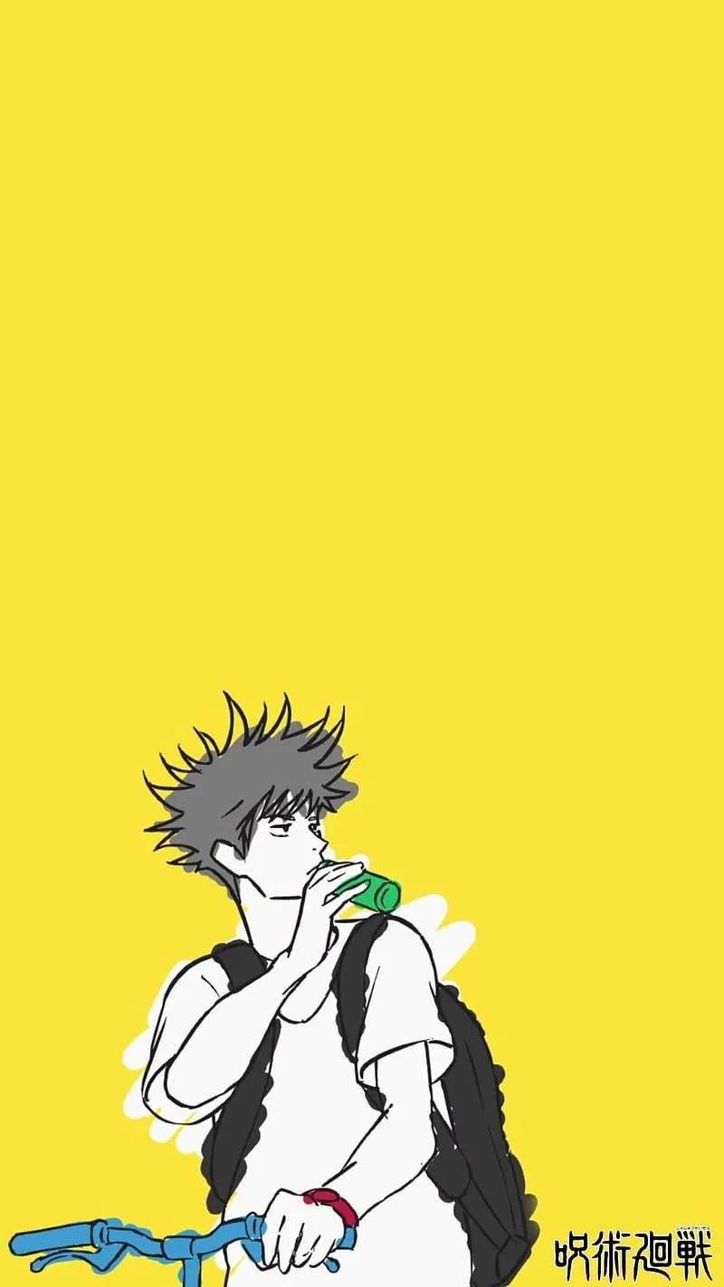 Jujutsu kaisen, megumi, simple, HD phone wallpaper