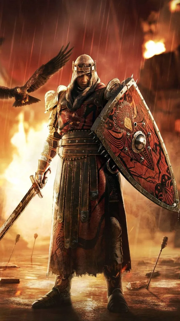 For Honor Game Warrior Sword 4K Ultra HD Mobile Wallpaper for iPhone & Android