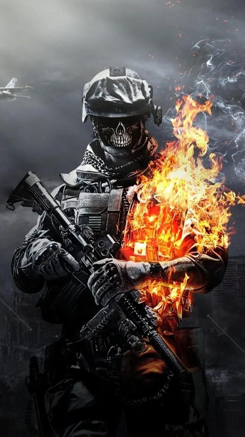 Battlefield, call, duty, halo, special, unit, united, guerra, warrior, wars, HD phone wallpaper