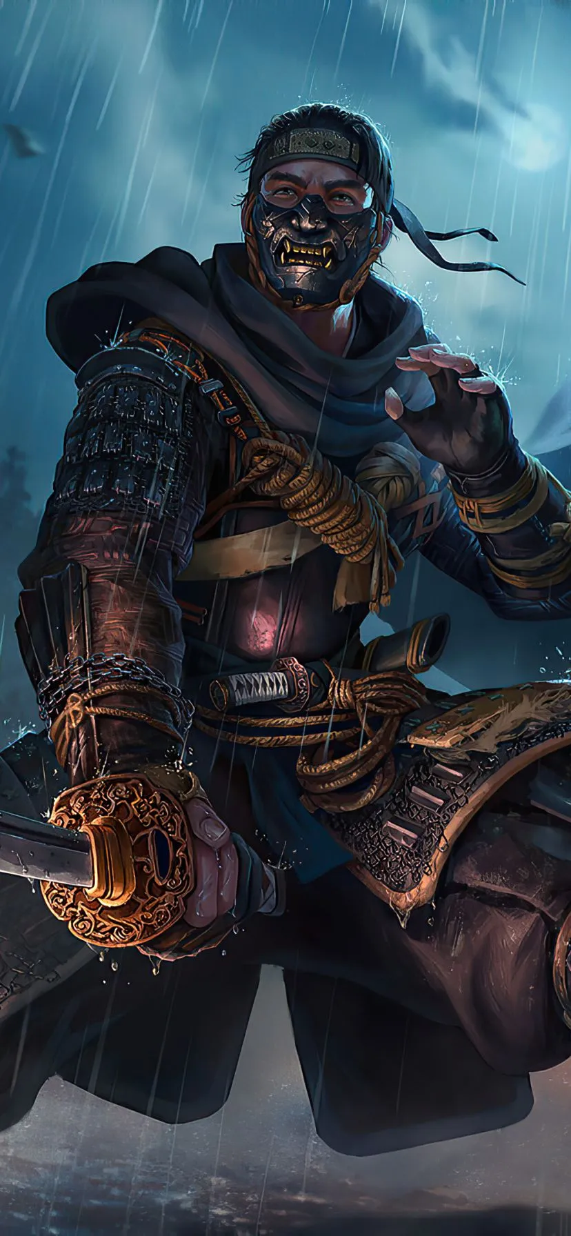 Phone wallpaper: Ghost Of Tsushima, Samurai, Video Game, Warrior 1381183