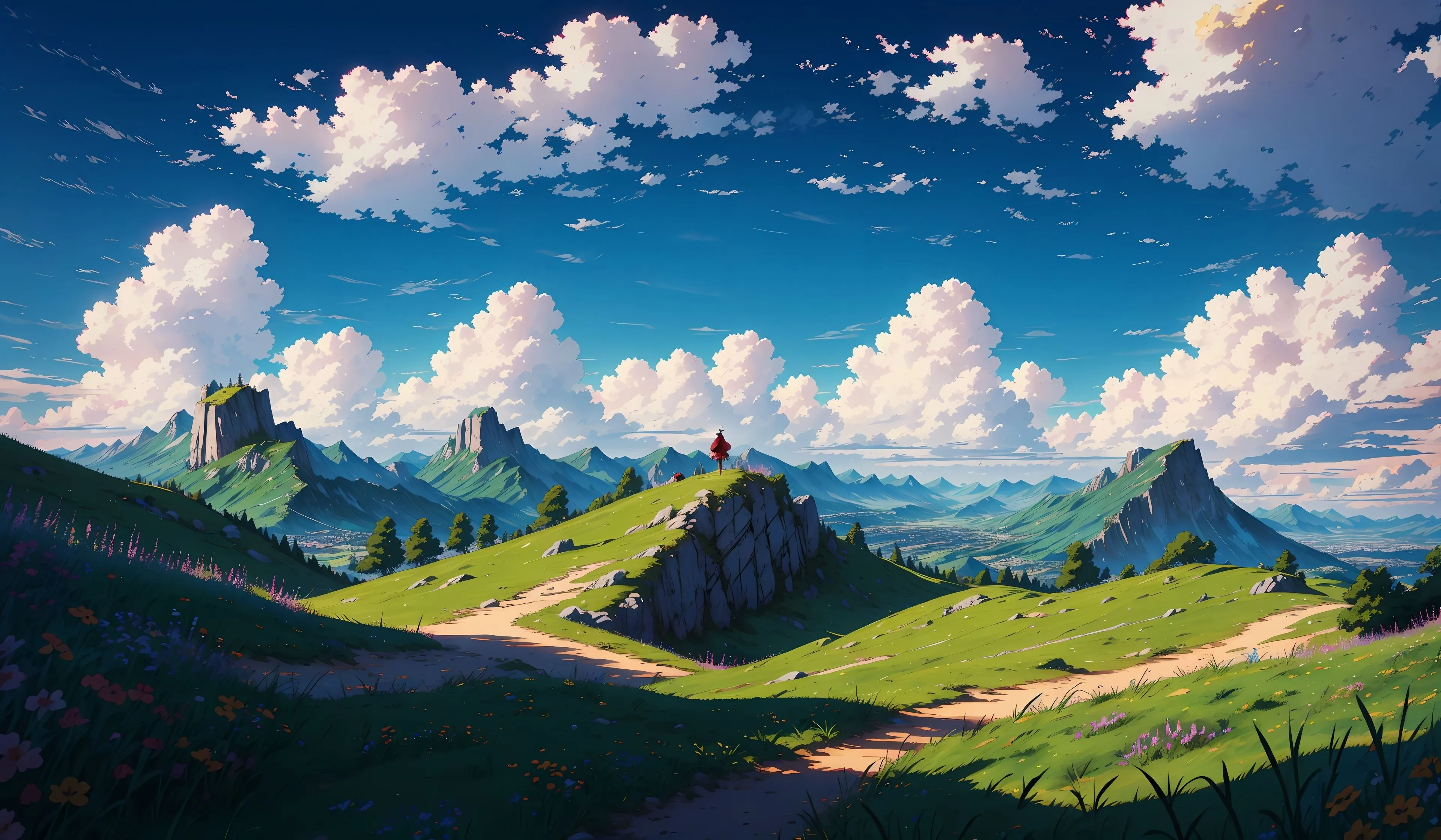 Anime Girl Dancing Alone HD Landscape Wallpaper, HD Artist 4K Wallpaper, Image and Background