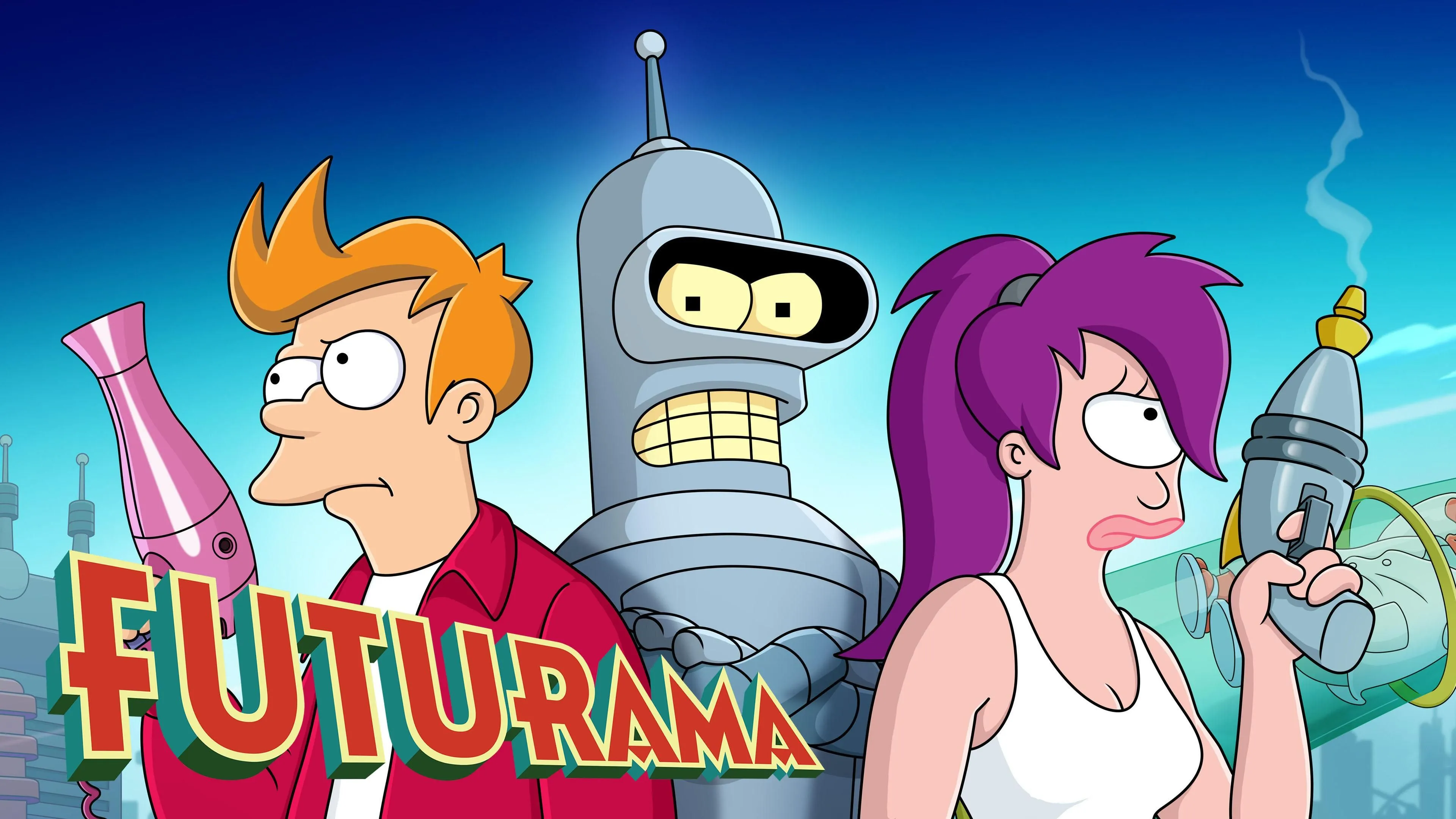 Futurama Wallpaper 4K, Poster, Cartoon, TV series