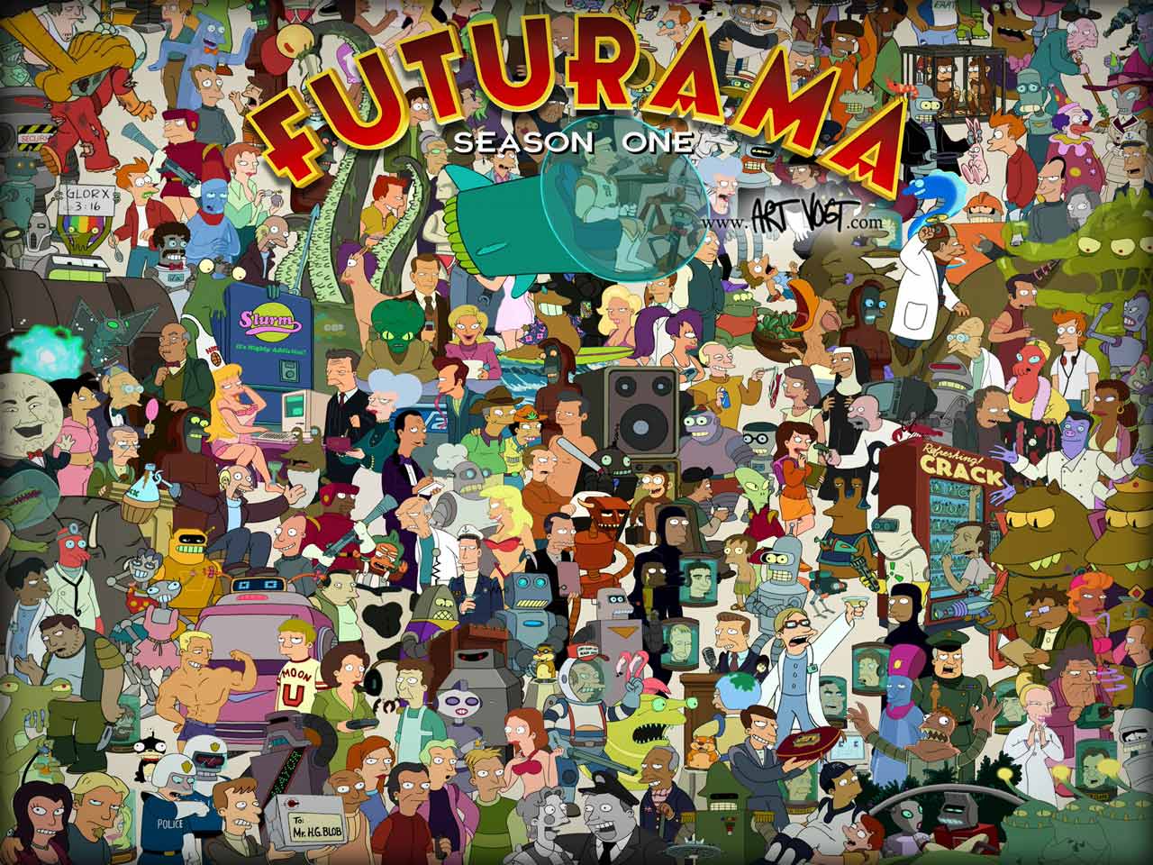 Free Futurama 4K Wallpaper & Desktop HD Background for PC