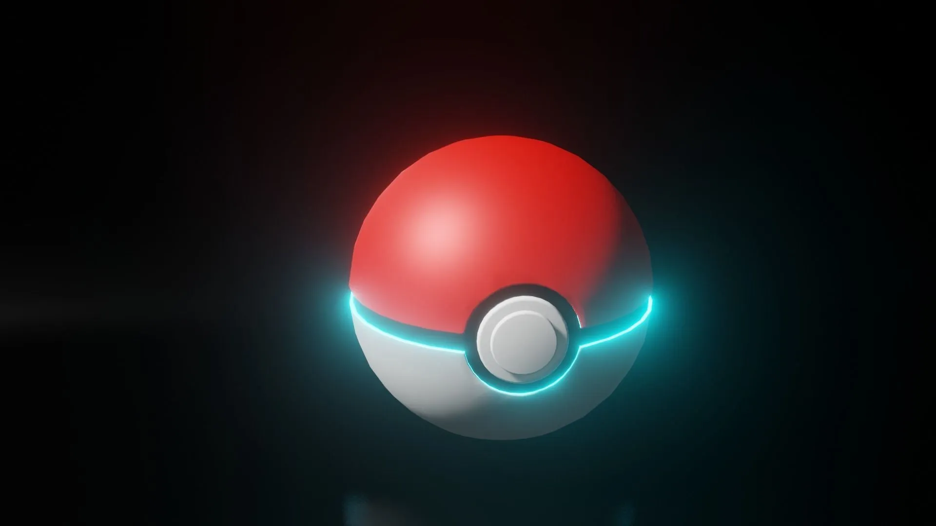 Pokeball pokemon ball HD wallpaper 3D model