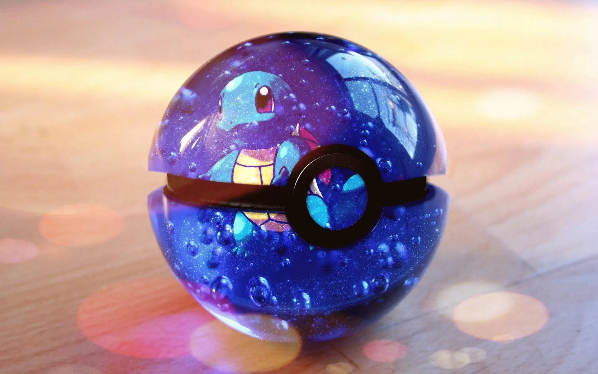 Pokémon HD Blue Poké Ball Wallpaper