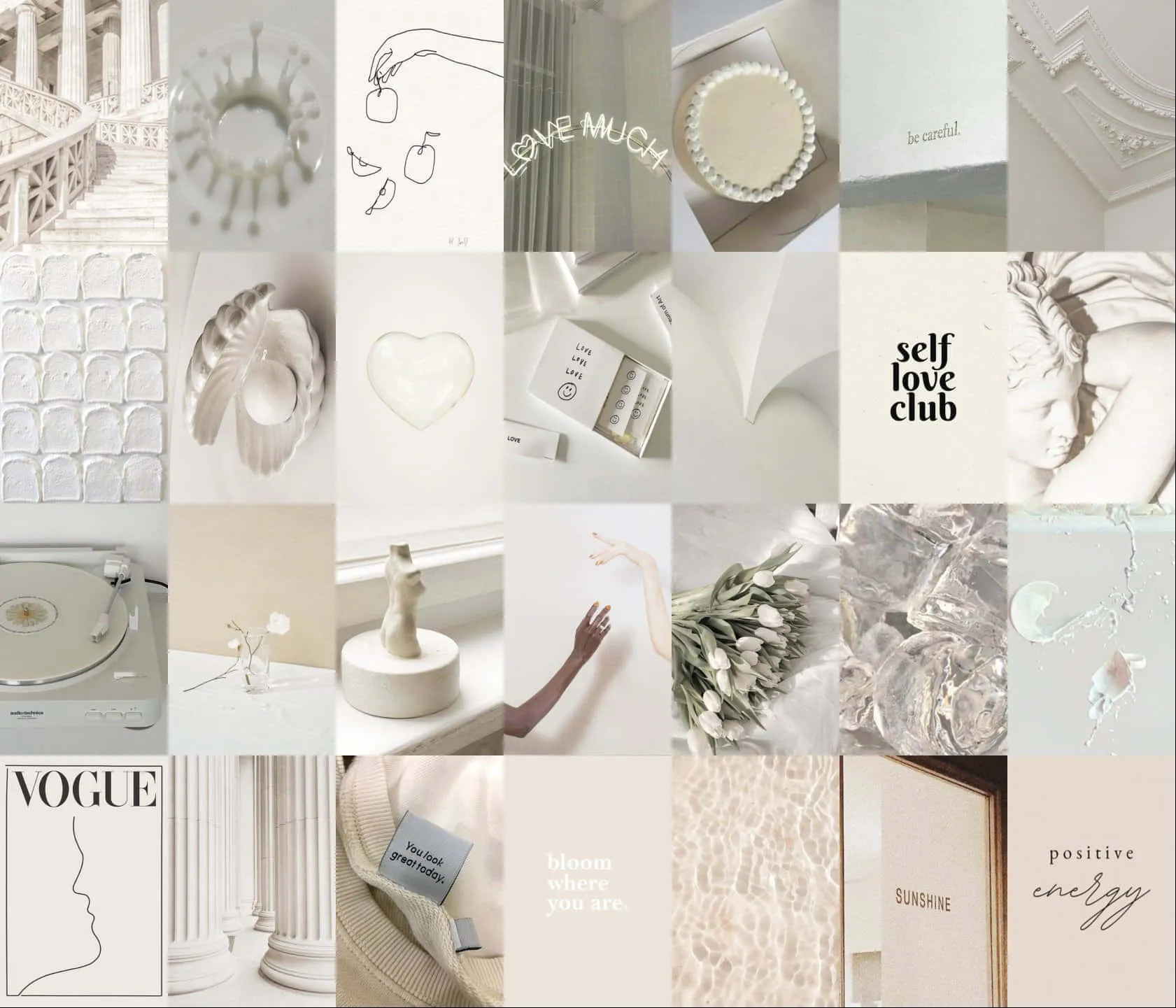 Download Vanilla Aesthetic Collage Wallpaper