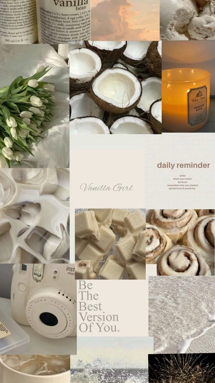 vanilla girl inspired wallpaper ♡