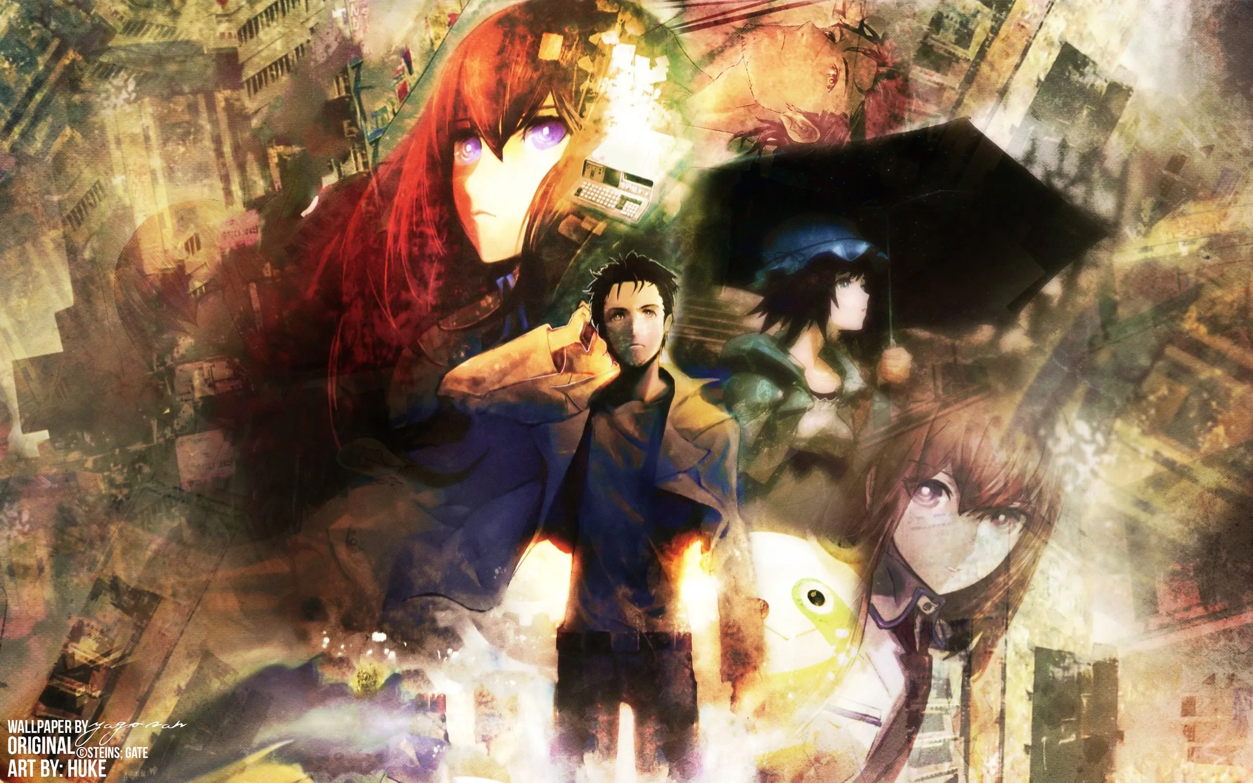 Steins;Gate, Makise Kurisu, Okabe Rintarou Wallpaper HD / Desktop and Mobile Background