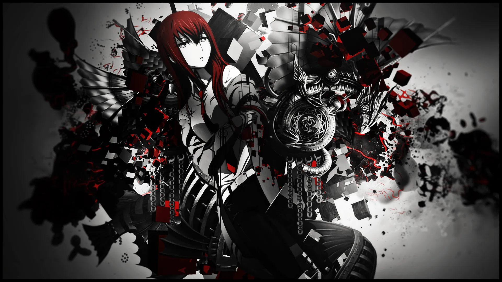 Kurisu Makise HD Wallpaper;Gate Anime Artx1080