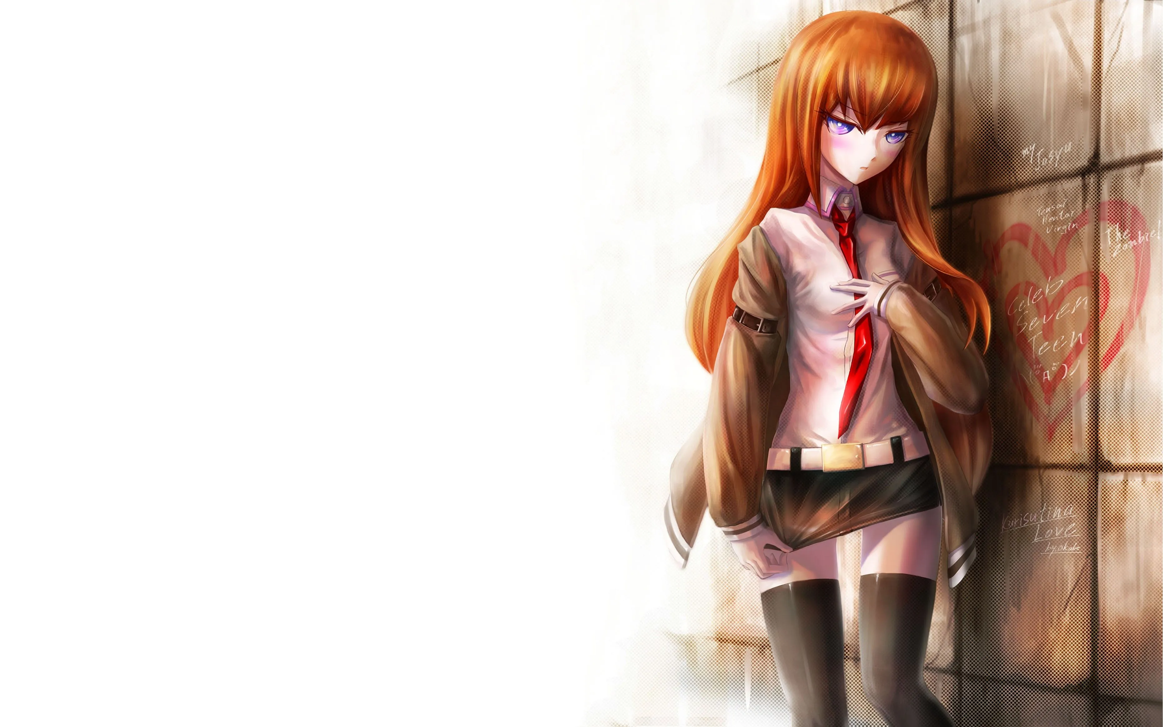 Kurisu Makise Steins Gate Wallpaper, HD Anime 4K Wallpaper, Image and Background