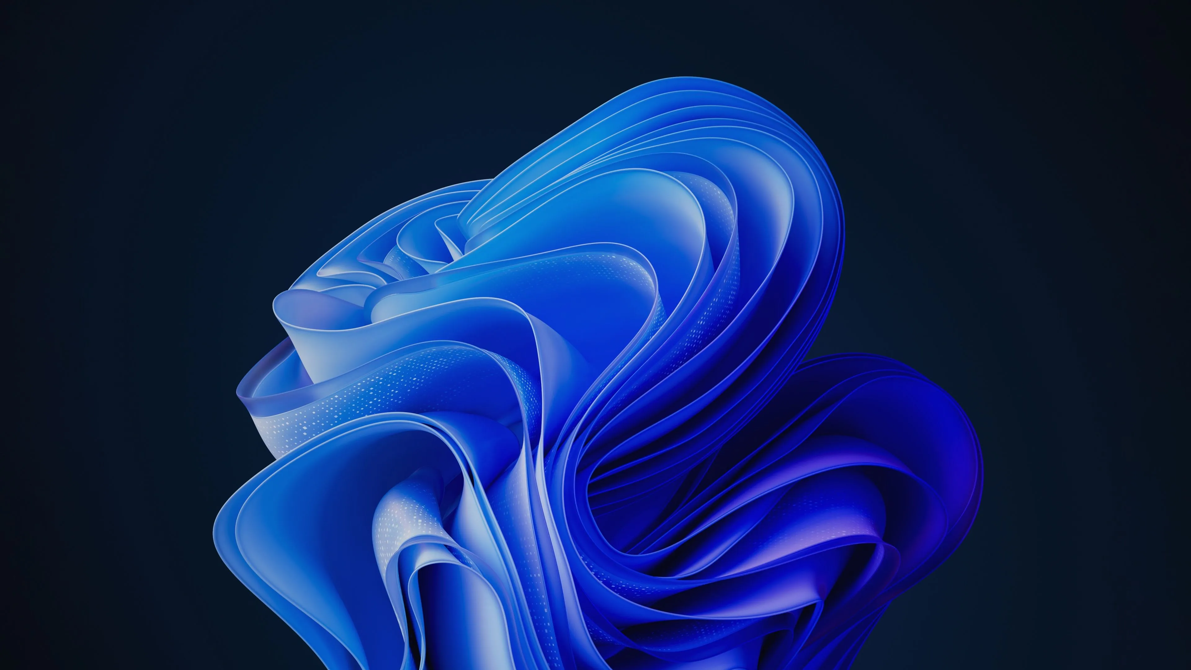 Windows 11 Bloom Dark Theme 5K Wallpaper