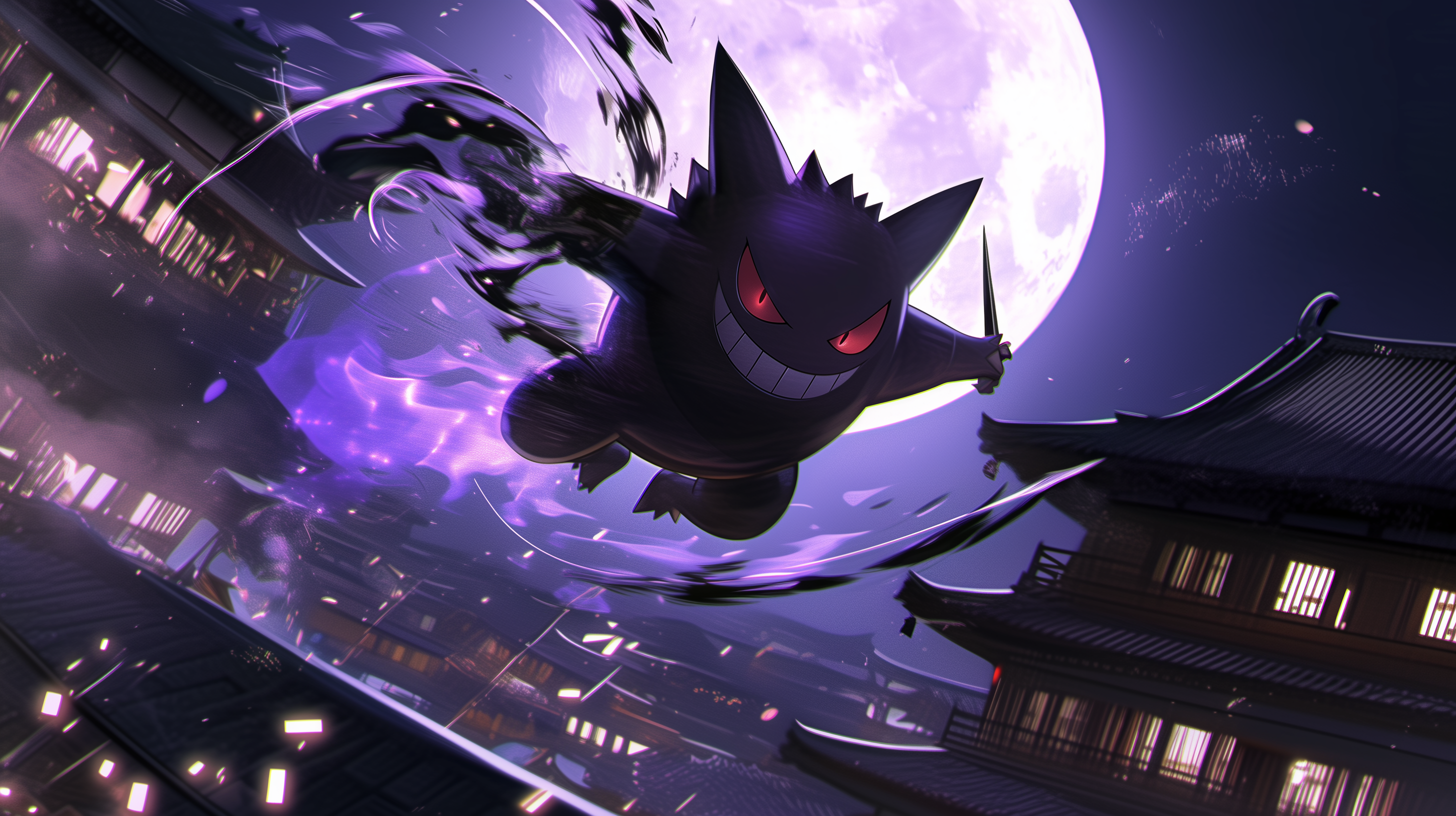 Wallpaper Gengar Free in HD and 4K Mobile and PC