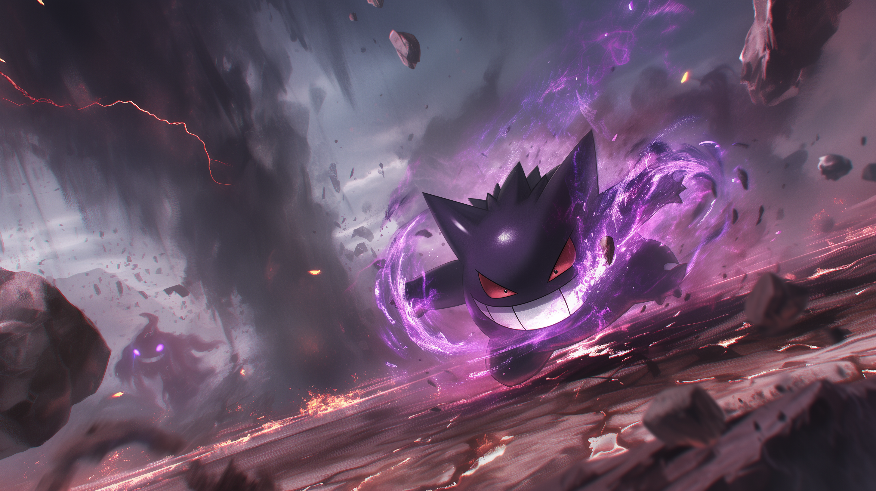 Wallpaper Gengar Free in HD and 4K Mobile and PC