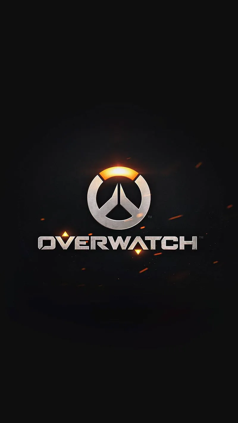 Overwatch, logo, phone, HD phone wallpaper