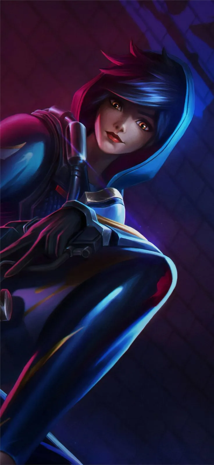 tracer overwatch artworks 4k iPhone X Wallpaper